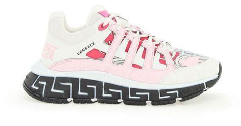 versace nette schoenen|versace pink sneakers.